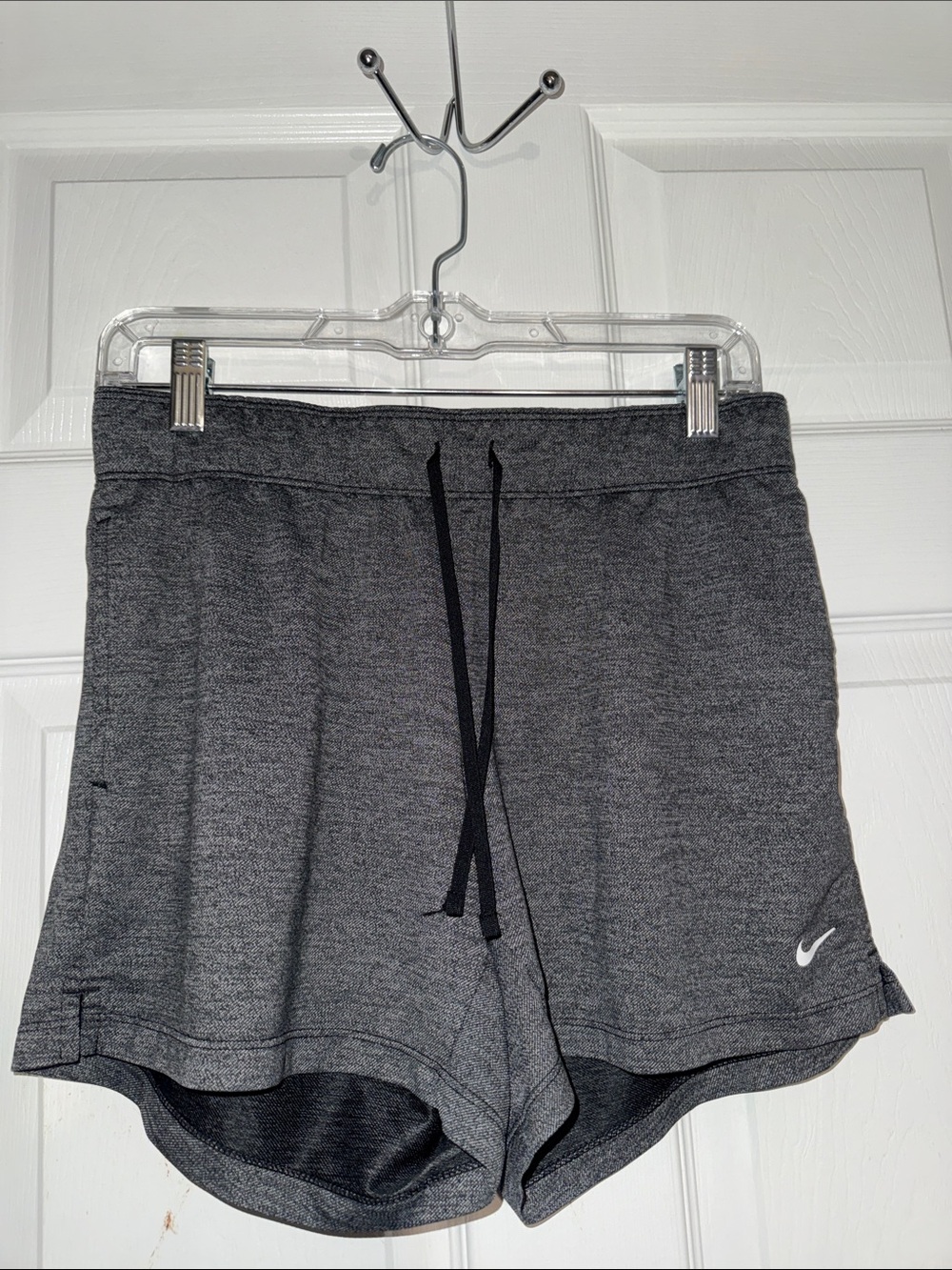 Nike Women’s Charcoal Gray Athletic Shorts with Drawstring